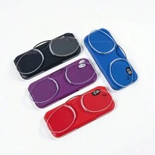 Nasenklemmen Lesebrille, ohne Bügel, Klargläser, portabler Kartengröße, unverzichtbar zum Lesen, kann an Handye angebracht werden, unisex