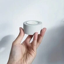 Molde de Silicone Redondo com 6 Cavidades para Fogão, Molde de Resina para Fundição de Joias DIY, Molde de Silicone para Artesanato de Porta-copos de Concreto Handmade, Plantio de Suculentas, Suprimentos de Arte para Decoração de Casa