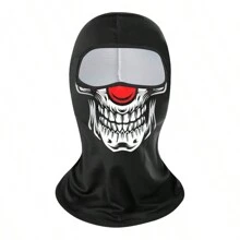 1pc Outdoor Sports Quick Dry Breathable Ice Silk Face Cover, Digital Print Full Face Mask, Suitable For Cycling, Fishing, Beach Sports, UV Protection And Windproof