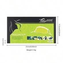 50 Pcs Eye Protection Hairdressing Mask Hairspray Isolate Haircut Tool Face Forehead Mask Face Shield Disposable Bangs Stickers