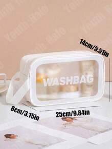 1-6 Pieces Set Hanging Travel Cosmetic Bag, Portable Toiletry Bag For Washing, Bathing, Makeup Organization, Carrying With You, Beauty Storage, Beach, Dry & Wet Separation, Swimming, Feminine Hygiene, Skincare, Waterproof Laundry Bag, Multi-Functional Storage Bag For Makeup Storage And Categorization, Such As Foundation Summer Travel, Vacation Home Bathroom Decor Holiday Makeup Organizer Bathroom Accessories Back To School