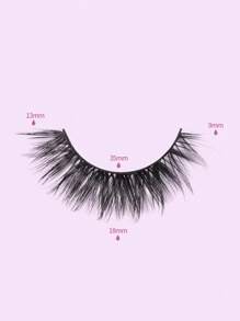 New 5 Pairs Set False Eyelashes, Natural And Stylish Faux Waterproof Eyelashes With 3d Volume And Cat Eye Effect, Lotus Tray Design,Natural And Beautiful, Suitable For Daily Use, Carnival Parties, Music Festivals, Weddings,Christmas Gift - Fluffy Lashes - View 4
