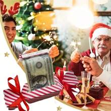 Surprise Gift Box For Adults - Non-Cash Card Compatible, Paper Structure, No Feathers, No Power Required, 18+ Cash Giving Party Games (Cash Not Included) - Multicolor - View 5