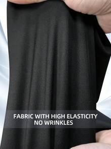 Pantalon de yoga à taille haute et évasé pour femmes avec poches, leggings de fitness à jambes larges et évasées avec contrôle du ventre élastique, pantalon de sport décontracté et évasé pour femmes - Noir - Voir 4