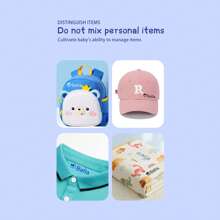 1pc Red, Blue, Black, And White Four Colors Customized Children's Name Stamps Personalized Waterproof Stamp For Clothing,Men's And Women's Personalized Ink Pad DIY Stamps Back To School