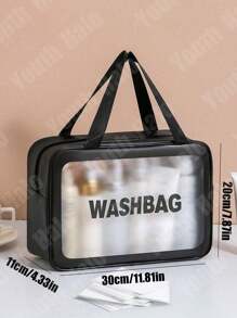 1-6 Pieces Set Hanging Travel Cosmetic Bag, Portable Toiletry Bag For Washing, Bathing, Makeup Organization, Carrying With You, Beauty Storage, Beach, Dry & Wet Separation, Swimming, Feminine Hygiene, Skincare, Waterproof Laundry Bag, Multi-Functional Storage Bag For Makeup Storage And Categorization, Such As Foundation Summer Travel, Vacation Home Bathroom Decor Holiday Makeup Organizer Bathroom Accessories Back To School