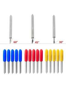 15pcs 30/45/60 Degrees Vinyl Cutter Plotter Roland Blades+Roland Blade Holder - 如圖 - 查看 8