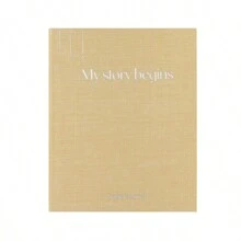 1pc Keepsake Baby Memory Book For Boys And Girls – Timeless First 5 Year Baby Book – Gender Neutral Blue Baby Journal Scrapbook Or Photo Album - A Milestone Book To Record Every Event From Birth To Age 5,School Supplies,Back To School