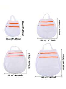 Bolsas de almacenamiento de gran capacidad, bolsa de lavandería de doble capa con cremallera para ropa interior, organizador de armario multifuncional