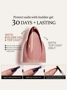 150 件法式尖头指甲贴 - 红色方形圣诞亚克力指甲延长贴，15 种尺寸，适合女性节日和日常使用，按压式指甲，美甲用品，美甲 - 紅色 - 查看 7