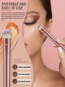 15/20/25/30pcs Makeup Brush Set, Premium Synthetic Hair Eyeshadow Blending Brush Set, Cosmetic Tools - MultiWarna - View 8