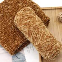 4pcs/Set Soft Velvet Chenille Yarn, Luxurious Gold Velvet, Medium Thickness, Snowflake Yarn, DIY Needlework Craft, 100g/Pc, High-Quality Winter Fashion, Multi-Colors - Multicolor - View 5