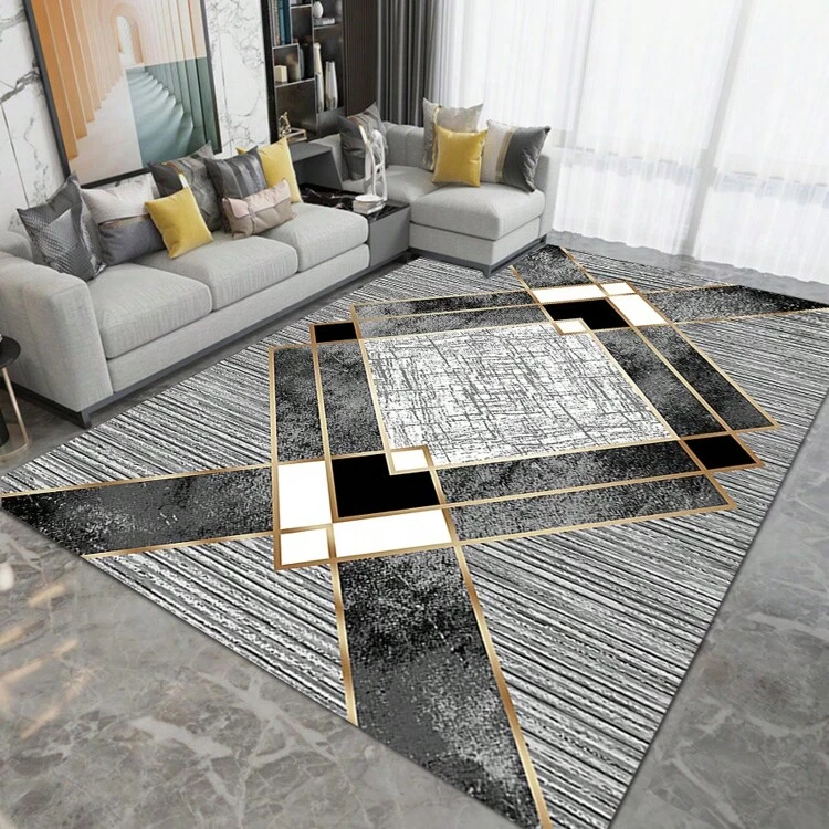 Luxury Style Indoor Decorative Carpet, Pearl Velvet Material Indoor Carpet, Living Room Carpet, Sofa Carpet, Bedroom Carpet, Anti-Slip Bedside Rug, Dining Room & Kitchen Carpet, Office Chair Pad, Entrance Mat, Outdoor Picnic Mat, Outdoor Camping Blanket - Multicolor-8 - View 4