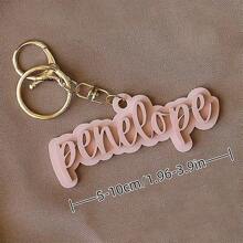 1 Stück 3D Schlüsselanhänger mit individuellem Namen, Akryl Namensschild, Rucksack Schlüsselanhänger, personalisiertes Namensschild, Geburtstagsgeschenk, Wickeltaschen-Anhänger, Gepäckanhänger, Individuell - Die besten Geschenke für sie, Muttertag, Vatertag etc., Graviert, langanhaltend, Edelstahl, Farbig, Süß, Niedlich, Lustig, Kawaii, Y2K, Stilvoll, Unisex, Lässig, Individuell, Personalisiert, Einzigartig, Angepasst, Ideale Geschenke für Ihn, Ideale Geschenke für Sie, Sie, Freund, Freundin, Familie, Freunde, Kinder