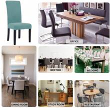 CYCMACO Chair Covers With Backrest 2/4/6 Pieces, Stretch Chair Covers Living Room Kitchen, Universal Stretch Chair Covers, Modern Anti-Scratch Cat Chair Covers - Baby Blue - View 4
