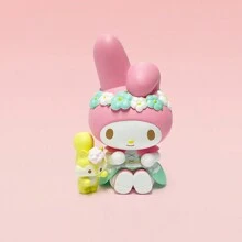 Miniso MyMelody Melody Secret Tea Party Blind Box Cute Girl Gift Ornament Children's Figure(1 PC, Random Delivery)