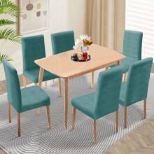 CYCMACO Chair Covers With Backrest 2/4/6 Pieces, Stretch Chair Covers Living Room Kitchen, Universal Stretch Chair Covers, Modern Anti-Scratch Cat Chair Covers - Baby Blue - View 10