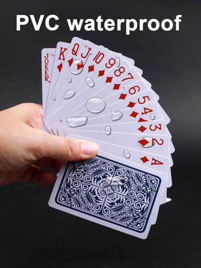 Deluxe Waterproof Playing Cards Set - PVC Cards, Unique Design, Suitable For All Card Games And Outdoor Entertainment, Holiday Gift,Playing Cards,Card Games,Cards,Party Games,Playing,Gift Cards