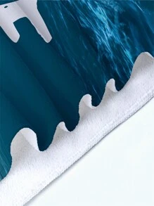 1件客製化沙灘巾－超吸水、快乾、輕量－適合沙灘、游泳、露營、健身房－可客製化，送給他的理想禮物，送給爸爸的個性化禮物，夏季假期裝飾，沙灘必備，陽光之旅，防沙 - 彩色 - 查看 7