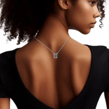 Orixá Odé Stainless Steel Scapular Necklace - 銀色 - 查看 4