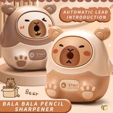 Apontador de lápis manual Kippbara, extensão automática de grafite para alunos do ensino fundamental, material de volta às aulas para meninas/meninos, adequado para pré-escola, jardim de infância, apontador de lápis manual para crianças