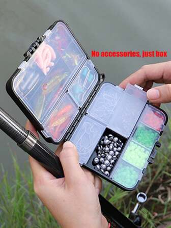 Small Fishing Tackle Box, Mini Fishing Tackle Box, Plastic Fishing Tackle Storage Box, Fishing Gear Storage Box, Kayak Fly Box