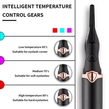 NetHong Electric Heated Eyelash Curler With USB Rechargeability Long Lasting Makeup Tool - Multicolor - View 9