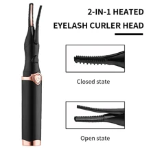 NetHong Electric Heated Eyelash Curler With USB Rechargeability Long Lasting Makeup Tool - Multicolor - View 6