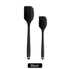 2pcs, 2in1, Silicone Spatula, Silicone Spatula Scraper, Mini Silicone Spatula, Jam Spatula, High Temperature Resistant Cream Spatula, Stirring And Baking Tool, Kitchen Utensils, Apartment Essentials, College Dorm Essentials, Back To School Supplies