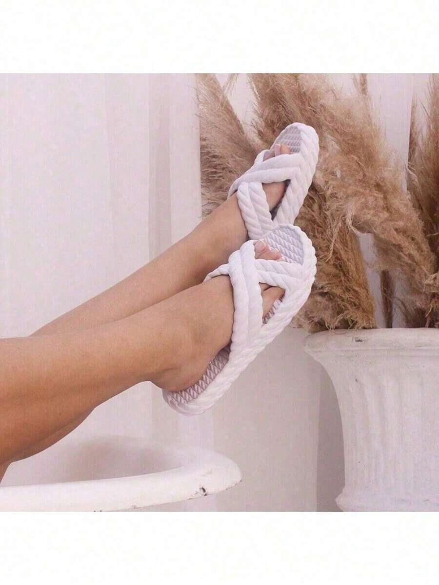 X-Cloud Platform Sandal Comfortable And Lightweight Flip Flops 34 To 40 - Style On Feet - 白色 - 查看 1