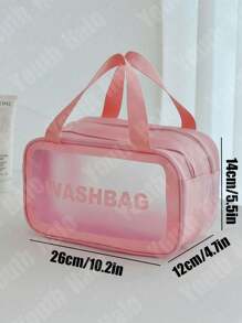 1-6 Pieces Set Hanging Travel Cosmetic Bag, Portable Toiletry Bag For Washing, Bathing, Makeup Organization, Carrying With You, Beauty Storage, Beach, Dry & Wet Separation, Swimming, Feminine Hygiene, Skincare, Waterproof Laundry Bag, Multi-Functional Storage Bag For Makeup Storage And Categorization, Such As Foundation Summer Travel, Vacation Home Bathroom Decor Holiday Makeup Organizer Bathroom Accessories Back To School
