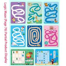 Children's Concentration Maze Training Book Primary School Students' Thinking Development Attention Game Beneficial Intelligence Training Book Thinking Training Intelligence Development Challenge Maze Game Book Brain Development Thinking Training Book Pen Control Training Book Hand Eye Brain Training Book - Multicolor - View 8