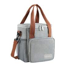 Thermal Bag, Crossbody Strap, Lunch Box, Food 911 - Gris - Ver 1