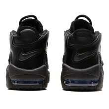 Nike 女子 AIR MORE UPTEMPO 篮球鞋，适用于比赛、训练、室内外场地。 - 黑/煤黑/絲絨棕 - 查看 5