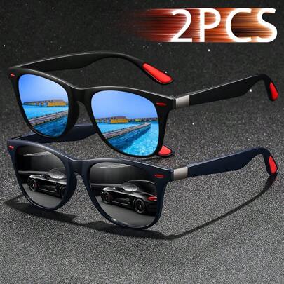 2 sztuki modne kwadratowe okulary vintage unisex męskie damskie luksusowe markowe okulary designerskie modne okulary moda tropikalna plaża wakacje lato pastelowe prostokątne okulary stroje wakacyjne okulary dla mężczyzn klasyczne jazda samochodem wędkarstwo podróże zakupy sporty na świeżym powietrzu turystyka kemping wspinaczka górska wypoczynek gogle retro podróże kierowcy modne okulary męskie damskie okulary