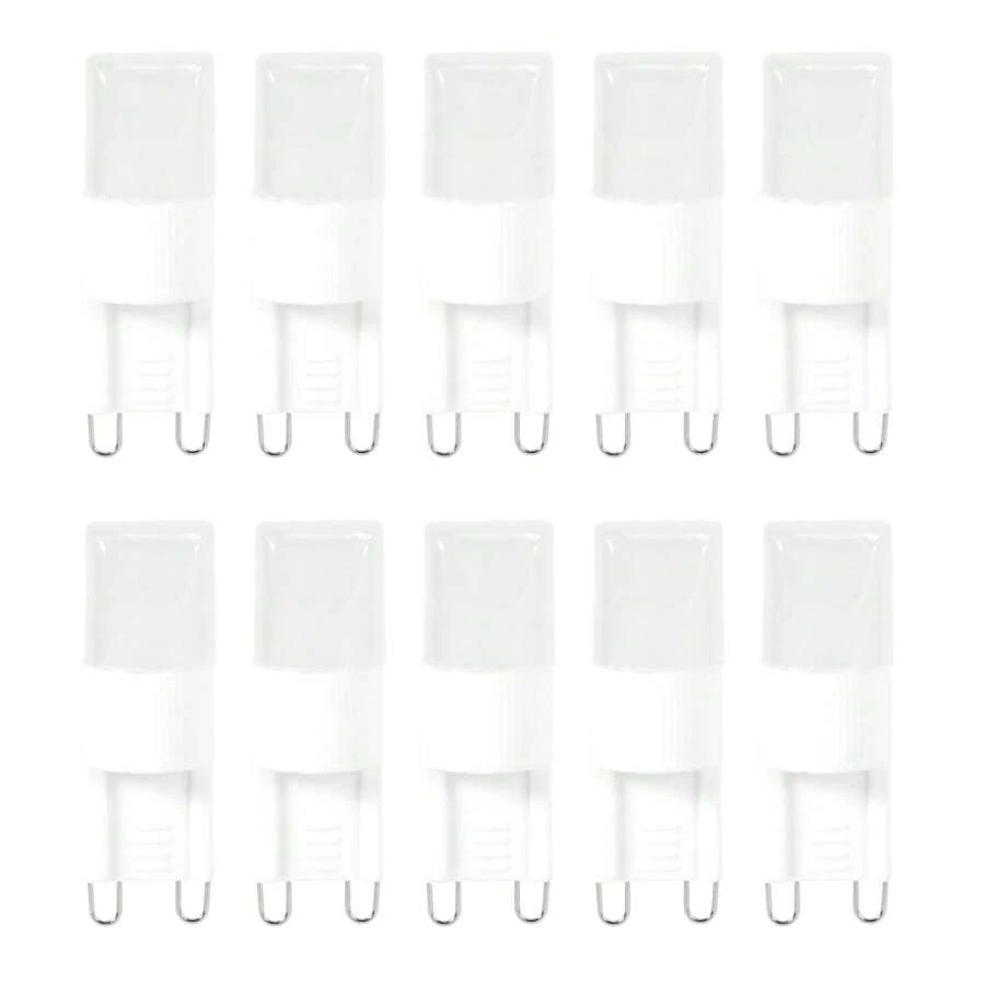 10x G9 1W LED High Power Light Bulb Lamp Light Warm White 3500 K - White - View 1