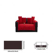 1pc Cream-Colored Plush Sofa Cover, Non-Slip Sofa Pad For Home Use In Autumn/Winter, Pet-Friendly Sofa Protector, Suitable For Bedroom, Living Room, Office, Home Decor