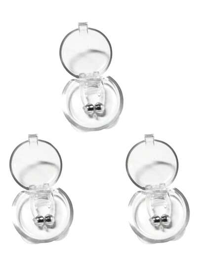 Kit 3 Clip  Anti Ronco Magnético Com Imã Apneia Nariz