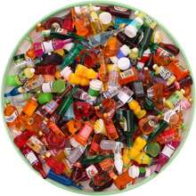 1pc/10pcs/20pcs/30pcs Random Style Miniature Resin Imitation Liquor Bottle Creative Beverage Bottle Small Decor, DIY Craft, Decorative Gift