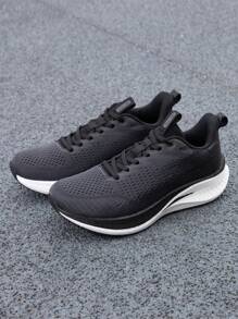 baasploa Hardloopschoenen voor heren Professionele lichtgewicht hardloopschoenen Carbon Plate Anti-Shock Wear Outdoor hardloopschoenen voor heren Mesh Trainingsschoenen voor heren