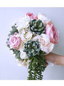 6 Piezas Portaramos de espuma soporte para ramo de flores frescas o artificiales para bodas, suministros de decoración, regalos, cumpleaños, graduación, fiestas, decoración de verano, playa, de vuelta a la escuela, decoración de habitaciones - Ver 7