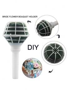 6 Piezas Portaramos de espuma soporte para ramo de flores frescas o artificiales para bodas, suministros de decoración, regalos, cumpleaños, graduación, fiestas, decoración de verano, playa, de vuelta a la escuela, decoración de habitaciones - Ver 11