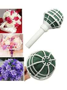 6 Piezas Portaramos de espuma soporte para ramo de flores frescas o artificiales para bodas, suministros de decoración, regalos, cumpleaños, graduación, fiestas, decoración de verano, playa, de vuelta a la escuela, decoración de habitaciones - Ver 3