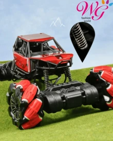 Auto de control remoto. Con canastilla. - Rojo - Ver 4