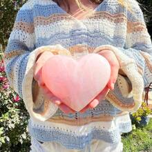 Hochwertige polierte Rosenquarz Herz im Boho-Stil, Naturkristall, Kristall-Heilung, Reinigung des Geistes, Yoga Meditation, Ausgleich von Körper und Geist, Dekofigur für Zuhause, Valentinstag Geschenk für Frauen, Geschenk für Eltern, DIY, Feiertags-Geschenk, Kristall-Kunsthandwerk, Geschenk zur Graduierung für Mitschüler, Ostergeschenk, Neujahrgeschenk, Weihnachtsgeschenk