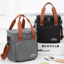Thermal Bag, Crossbody Strap, Lunch Box, Food 911 - Azul - Ver 3