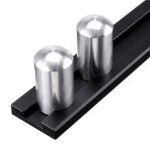 HONGDUI Arrêt de raboteuse à bois 19 ou 20 mm Banc de trou pour chien Pince pour chien Accessoires de table d'établi - 19 mm - Noir - Voir 6