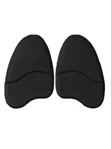 1 双女士吸汗透气软底鞋垫粘性半码防滑鞋垫适用于高跟鞋、靴子、皮鞋、运动鞋