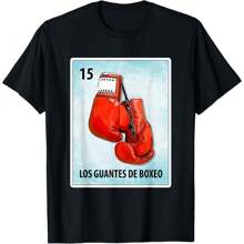 Los Guantes De Boxeo Mexican Boxing Gloves Cards T-Shirt