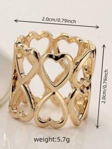 1pc Fashion Heart-Shaped Circular Scarf/Head Wrap Clothing Accessory With Multi-Function Metal Buckle - Heart-shaped Buckle - View 14